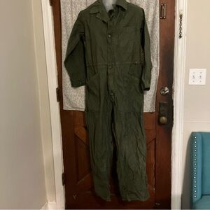 Men's Green Coverall Goose and Maverick Top Gun Halloween Costume